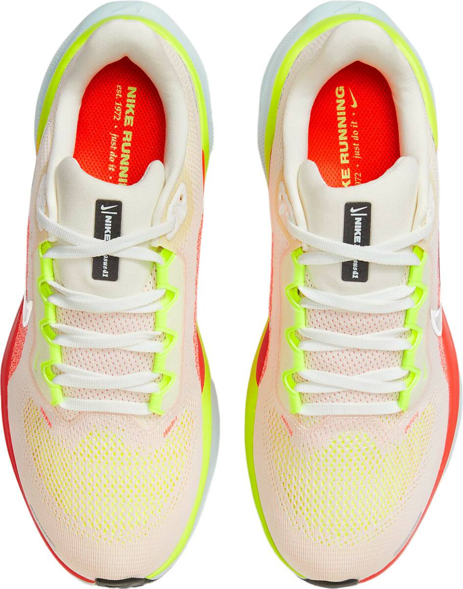 Zapatillas running Intersport Nike Pegasus 41 Womensummit white/bright crimson/glacier blue/chrome beige