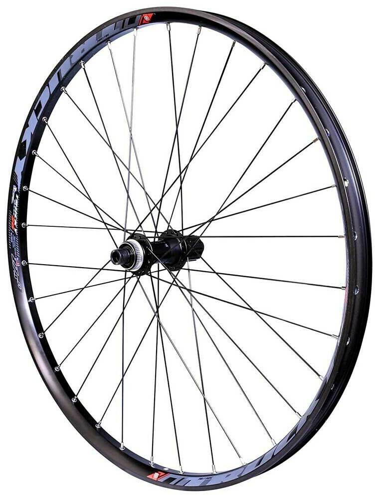 Ruedas de bicicleta Intersport Mach1 Trucky 30 Alivio Mt400 Boost 6b Disc Tubeless Mtb Rear Wheel Schwarz 12 x 148 mm (SRAM/Shimano)