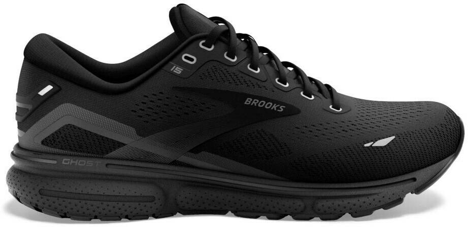 Zapatillas running Intersport Brooks Ghost 15 (110393)black/black/ebony (extra wide) negro