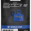 Accesorios para frenos de bicicleta Intersport Braking Race World Cup Hope V4 Sintered Disc Brake Pads Durchsichtig