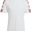 Intersport Adidas Squadra 21 camisetawhite/team power red Camisetas de fútbol