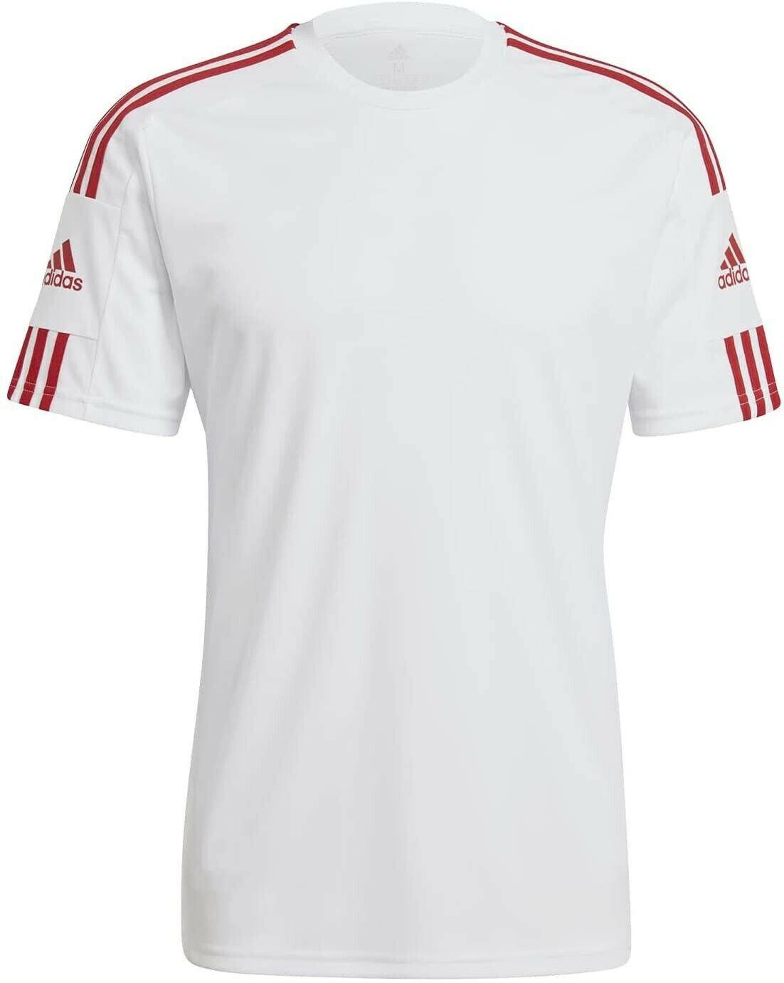 Intersport Adidas Squadra 21 camisetawhite/team power red Camisetas de fútbol