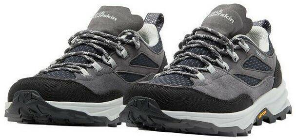 Calzado de montaña Intersport Jack Wolfskin Hiking Shoe CYROX TEXAPORE LOW W grey graphite