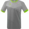 Camisetas de fútbol Intersport Erima Mantua Jersey mensilver grey/green gecko