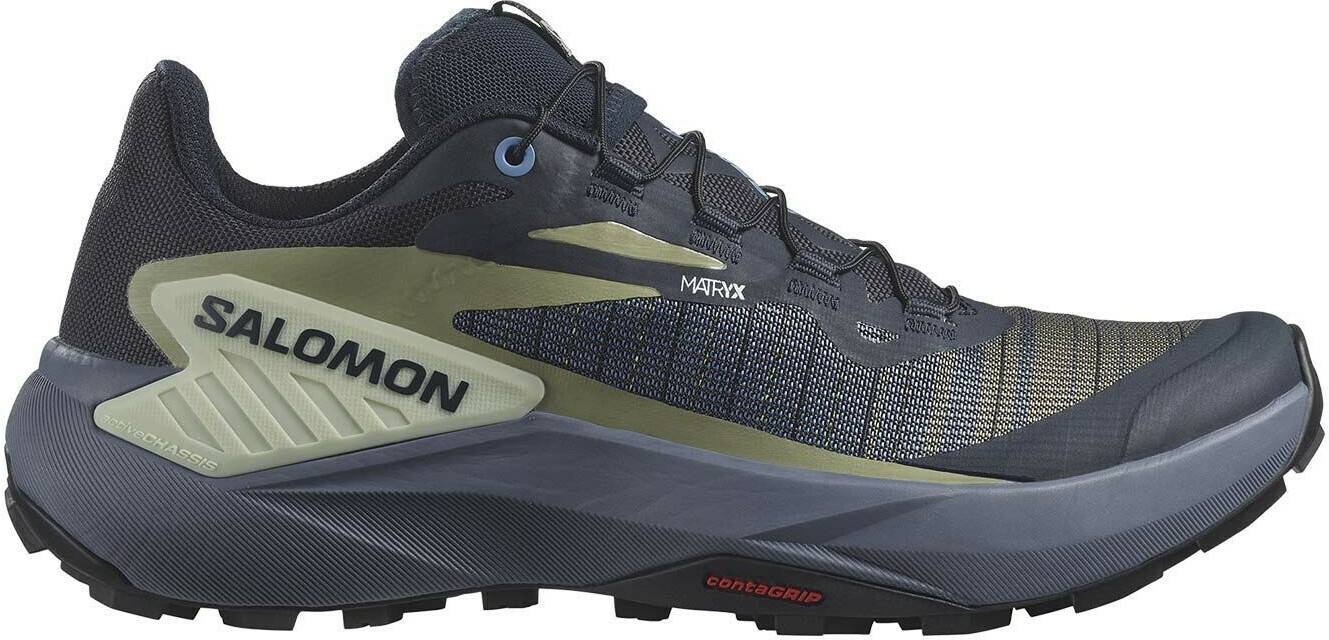 Zapatillas running Intersport Salomon Genesis Women(L47443200) carbon grisaille/aloe/wash grey negro