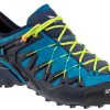 Calzado de montaña Intersport Salewa Wildfire Edgepremium navy/fluo yellow azul