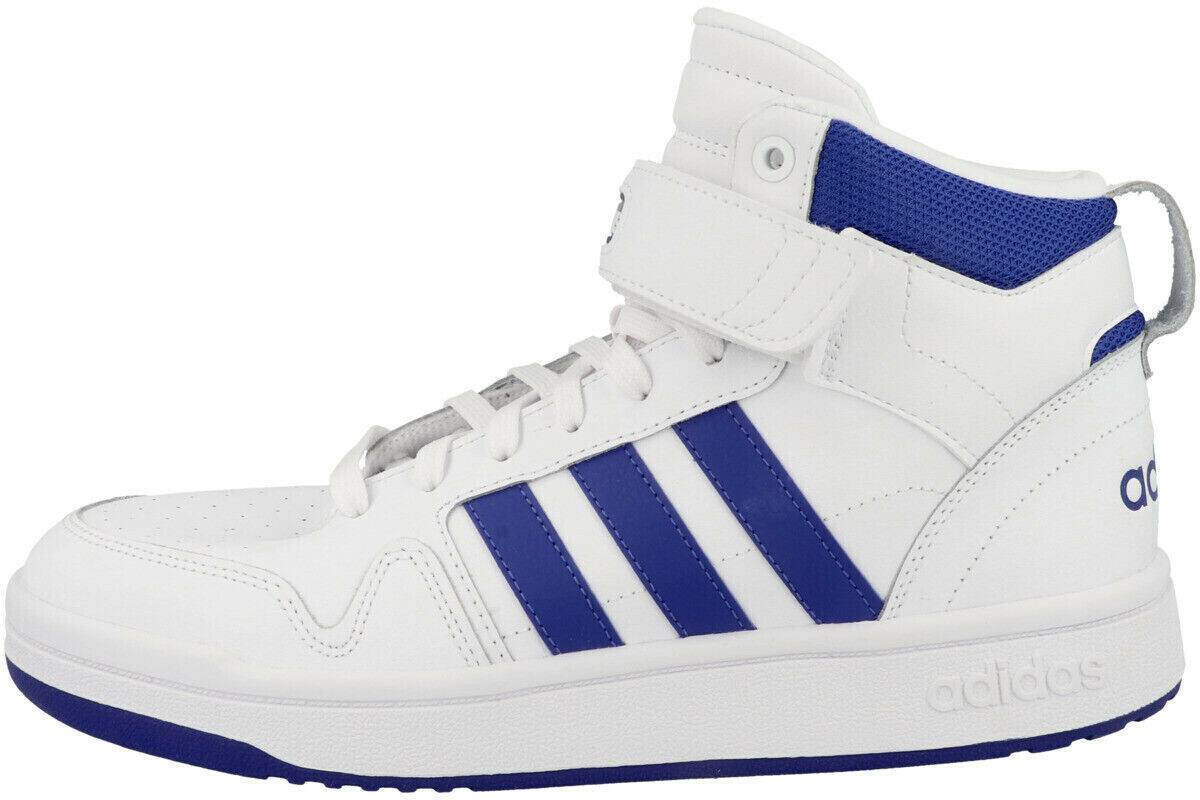 Zapatillas de baloncesto Intersport Adidas Postmove Mid Kidscloud white/royal blue/cloud white