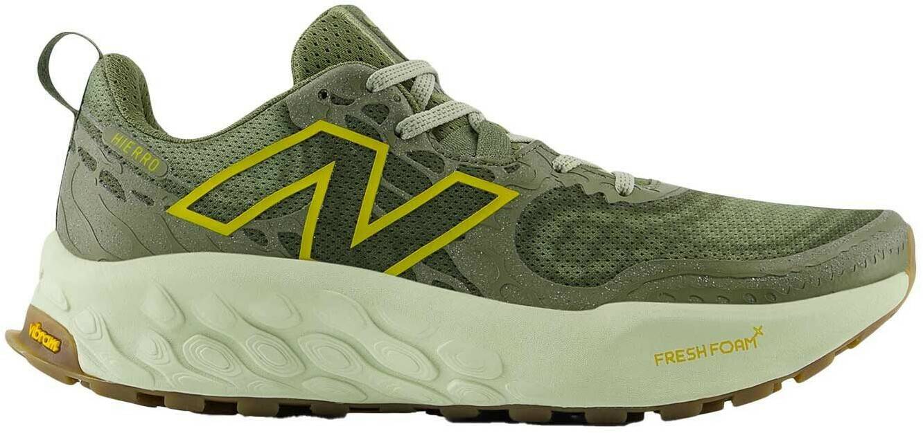 Intersport New Balance Fresh Foam X Hierro v8(MTHIERQ8) dark olivine/olivine/lichen green verde Zapatillas running