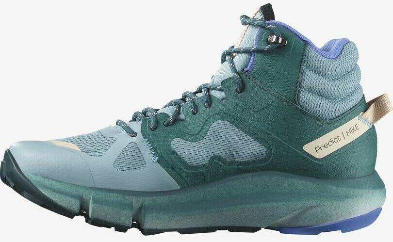 Calzado de montaña Intersport Salomon Predict Hike Mid GTX Womenstone blue/atlantic deep/granada sky verde