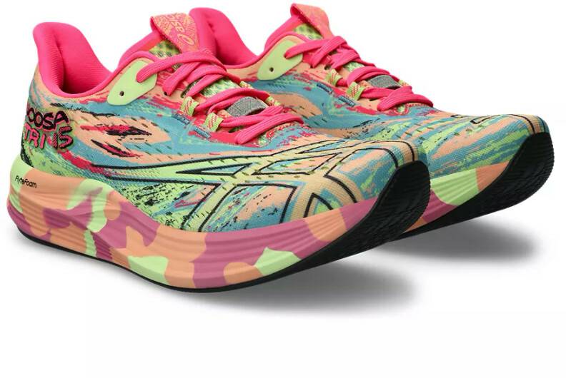 Zapatillas running Intersport Asics Noosa Tri 15 Women (1012B429)summer dune/lime green multicolor