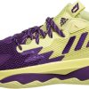 Intersport Adidas Dame 8yellow tint/glory purple/signal green Zapatillas de baloncesto