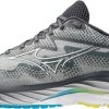 Intersport Mizuno Wave Rider 27pearl blue/white/bolt 2 (neon) gris Zapatillas running