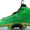 Zapatillas de baloncesto Intersport Nike Jordan XXXV Mid (CZ2650)green spark/metallic gold/black