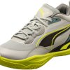 Intersport Puma Playmaker Pro Basketball Shoe beige neon yellow Zapatillas de baloncesto