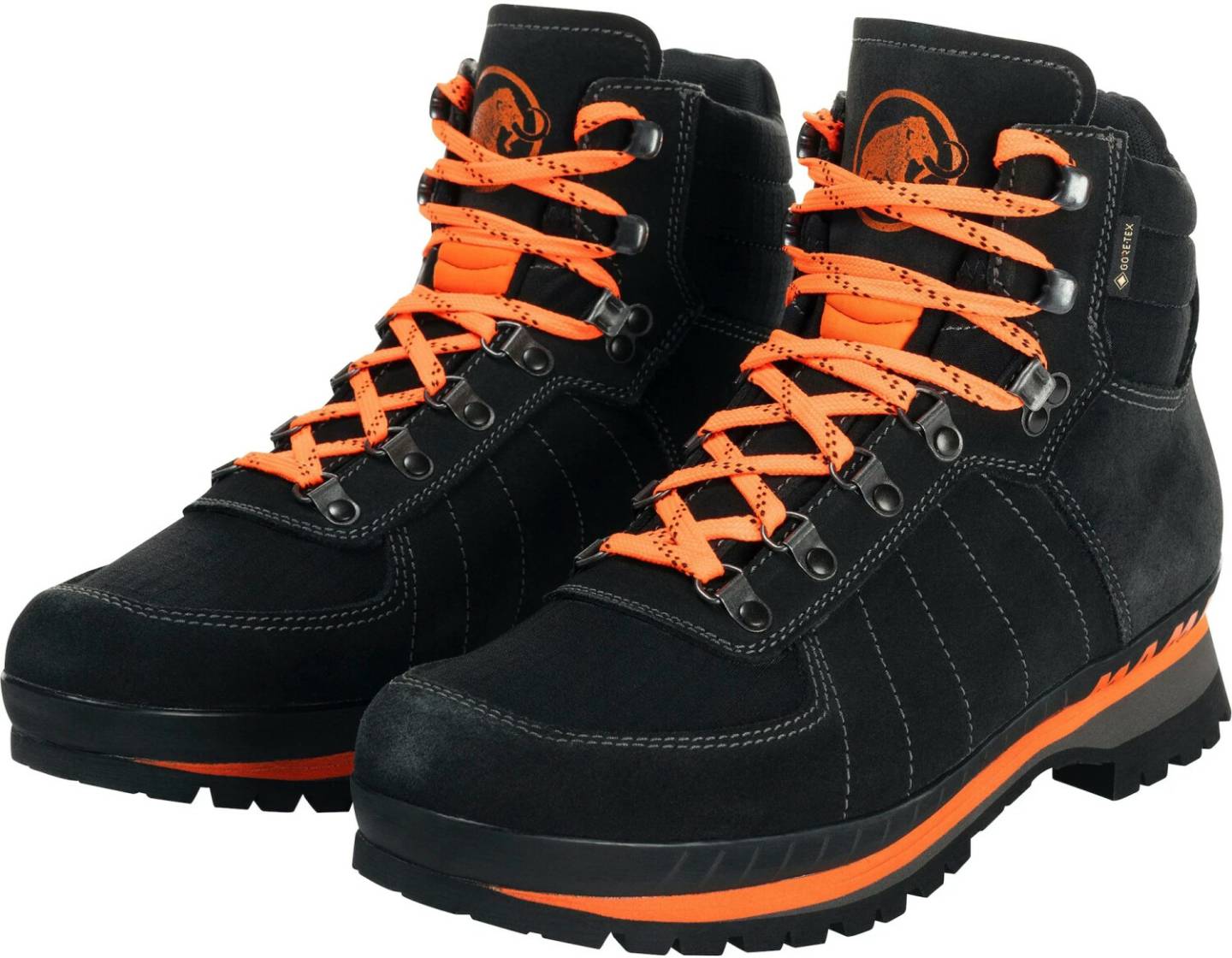 Calzado de montaña Intersport Mammut Yatna II High GTX Menblack/vibrant orange