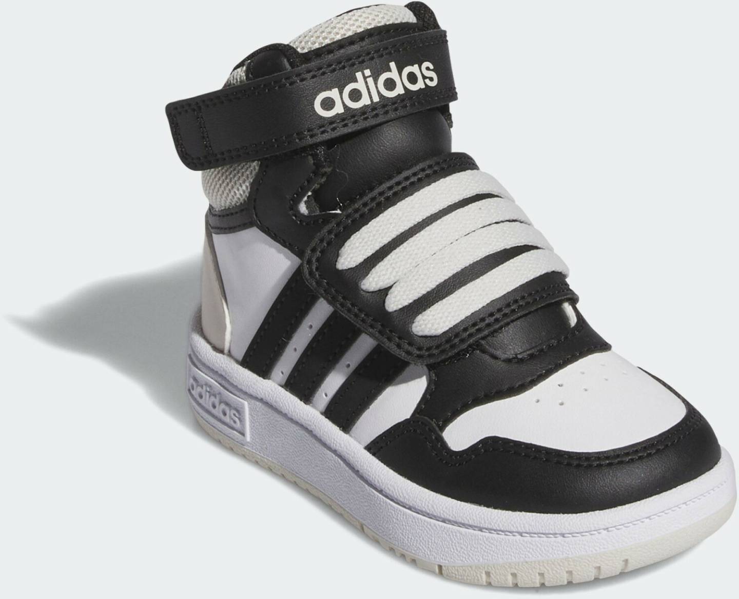 Intersport Adidas Hoops Mid 3 Infant Trainers white black Zapatillas de baloncesto