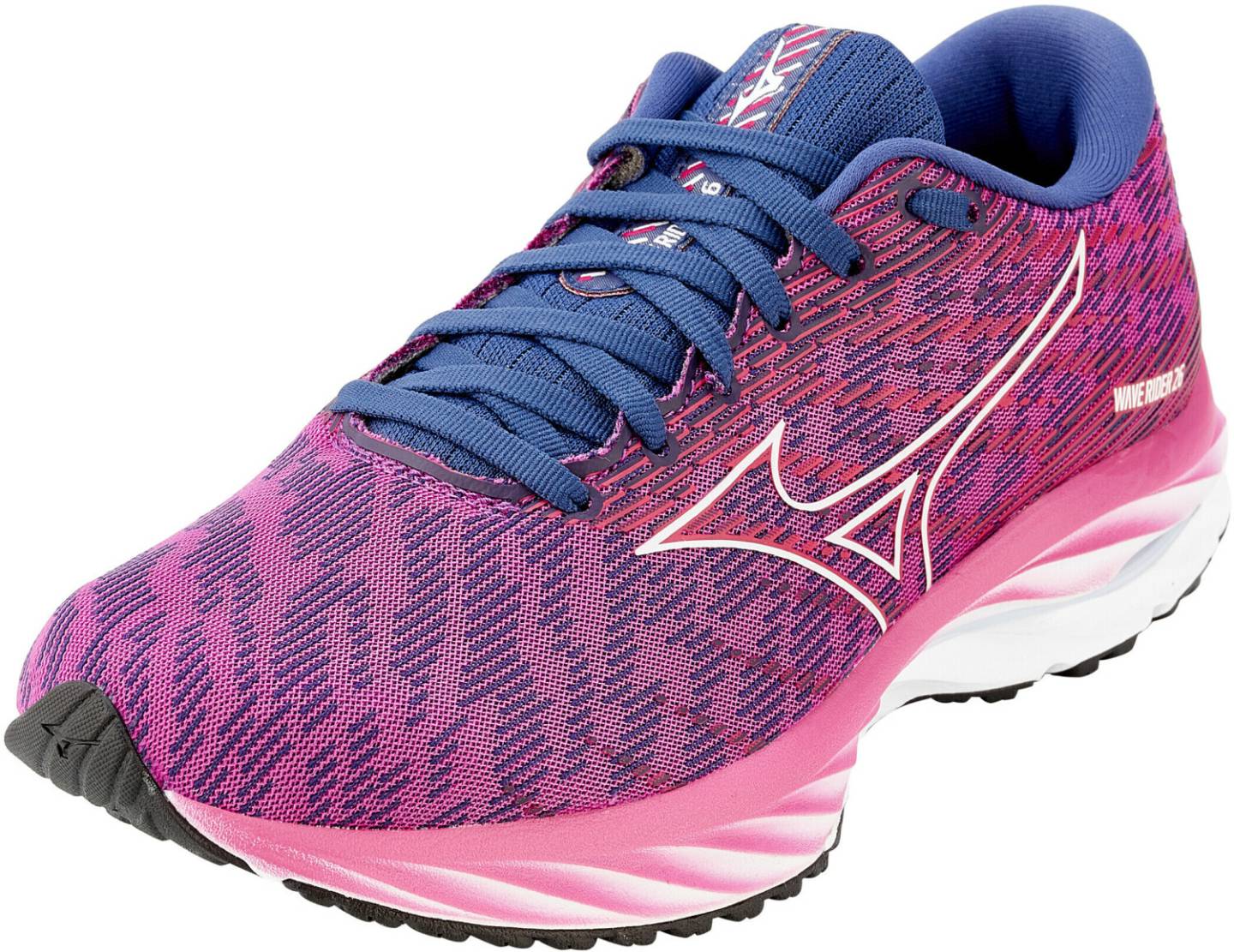 Intersport Mizuno Women's Wave Rider 26festival fuchsia/halogen blue/innuendo rosa Zapatillas running