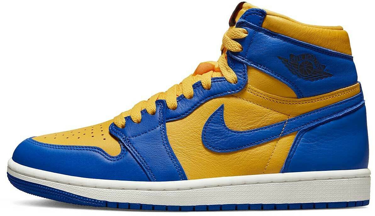 Intersport Nike Air Jordan 1 Retro High OG Women(FD2596) Game Royal and Varsity Maize Zapatillas de baloncesto