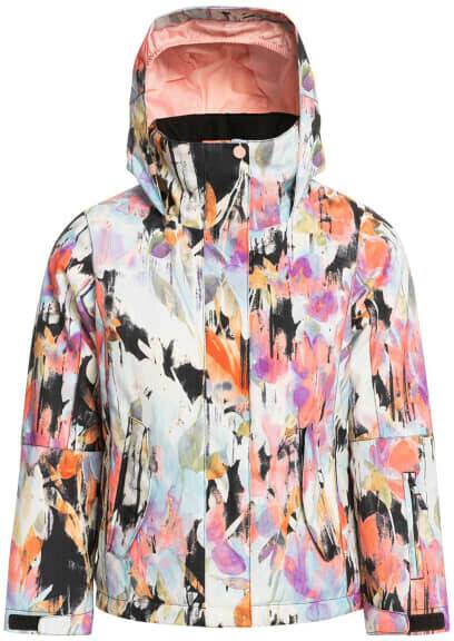 Intersport Roxy Girl Jetty Printed Jackettrueblack/tenderness Ropa de esquí