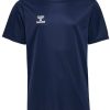 Intersport Hummel Hmlessential Jersey S/S Kids (224542)(224542-7026) blue Camisetas de fútbol