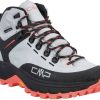 Intersport CMP Tytanus Mid WMN Trekking Shoes WP alluminio-redfluo Calzado de montaña