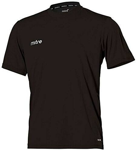 Intersport Mitre Camero SS Shirt Match Day (3923433)black Camisetas de fútbol