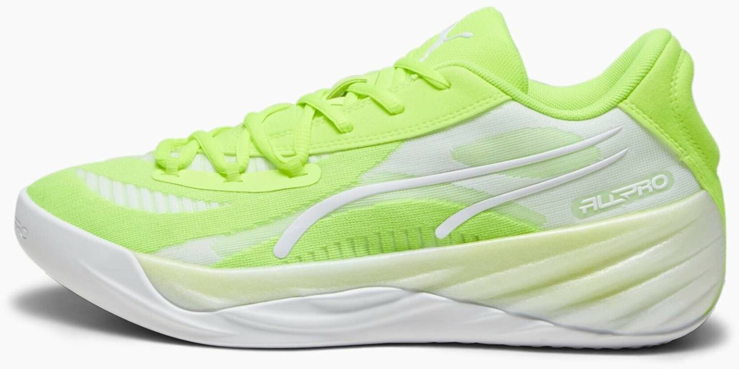 Zapatillas de baloncesto Intersport Puma All Pro NITRO (379079)lime squeeze/puma white