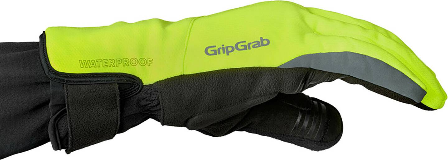 Guantes de ciclismo Intersport GripGrab Polaris 2 Waterproof Winter Glovesblack-yellow