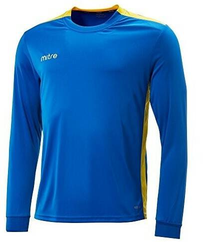 Intersport Mitre Charge LS Shirt Match Day Youth (3943110)(3943592) königsblau/yellow Camisetas de fútbol