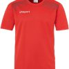 Intersport Uhlsport Goal Training T-Shirt Red Camisetas de fútbol