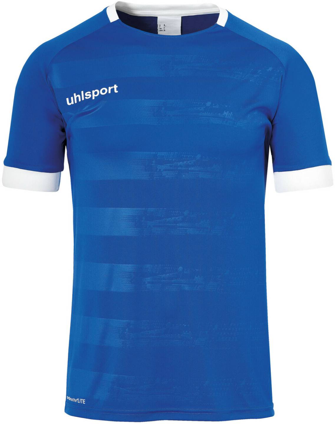 Intersport Uhlsport DIVISION II Shirt short sleeves (1003805)azur blue/white Camisetas de fútbol