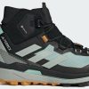 Calzado de montaña Intersport Adidas Terrex Skychaser Tech Gore-Texsemi flash aqua/core black/preloved yellow azul