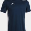 Camisetas de fútbol Intersport Joma Championship VI Shirt Youth (101822k)marine blue/white