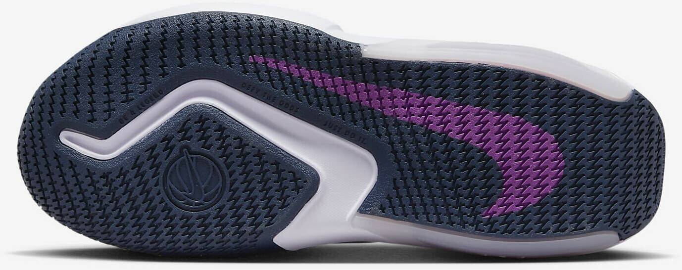 Intersport Nike Air Zoom Crossover Kidswhite/barely grape/vivid purple/metallic silver Zapatillas de baloncesto