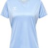 Intersport Hummel Core Xk Poly Jersey S/S Woman (211457)blue 7035 Camisetas de fútbol